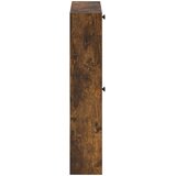  Ormar za cipele na zidu ALKMAAR 71 x 17 x 86 cm Dimljeni hrast | shoptok.hr