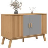  Komoda OLDEN sivo-smeđa 114 x 43 x 73,5 cm od masivne borovine | shoptok.hr