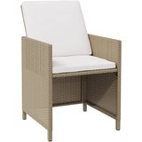 Maison Chic Vrtni stoli - Stol za vrt s stolčki 2 kosa poli ratan bež JS2025, (21877084) Cene