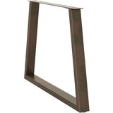  Noge blagovaonskog stola V-oblika 2 kom Prirodni čelik | shoptok.hr
