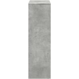 vidaXL Pregrada s knjižno omaro 3-nadstropna betonsko siva 99x29x99 cm | Shoptok.si