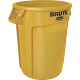 Rubbermaid Univerzalna posoda BRUTE® z okroglim pokrovom, prostornina 121 l, rumene barve | Shoptok.si