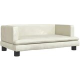  Krevet za pse krem 80 x 45 x 30 cm baršunasti | shoptok.hr