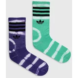 Adidas Čarape za žene, boja: zelena, HC9538-HIRGR/PURP