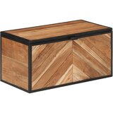  The Living Store Škatla za shranjevanje 60x30x30cm trden akacijev les in železo - Škatla Za Shranjevanje, (21453457) Cene