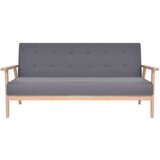  Komplet kavčev 2 kosa iz blaga temno sive barve, (20698012) | Shoptok.si