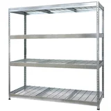polica metalna žičana čaura kačenje 400kg 180X150X60 4 nivoa