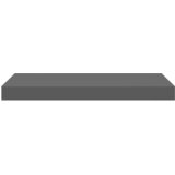 Plutajuće zidne police 4 kom sjajne sive 50 x 23 x 3,8 cm MDF | shoptok.hr
