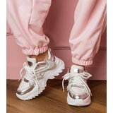Gemre White sneakers on a chunky sole with rhinestones Albis | Shoptok.si