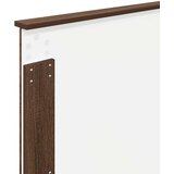  Konstrukcija postelje Rjav hrast in srebrna 75 x 190 cm, (5000103184) | Shoptok.si