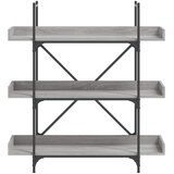  Regal za knjige 3 razine boja hrasta 100 x 33 x 108,5 cm drveni | shoptok.hr