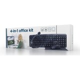  + miš + podloga + slušalice office GEMBIRD, KBS-UO4-01, multimedia USB, USA layout | Eponuda.ba