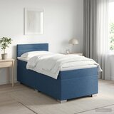  Boxspring krevet s madracem Plava 100 x 200 cm Tkanina | shoptok.hr