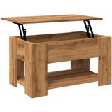  Klubska mizica artisan hrast 79x49x41 cm inženirski les | Shoptok.si
