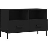 TV ormarić crni 80 x 36 x 50 cm od konstruiranog drva | shoptok.hr