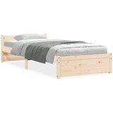 Maison Chic Postelja za odrasle - Posteljni Okvir iz trdnega lesa 100x200 cm, (22081890) | Shoptok.si