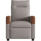  Električni naslonjač od tkanine smeđesivi | shoptok.hr