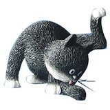 De wandeling (extra) – Dubout Kat Beeldje – Parastone – 4 cm