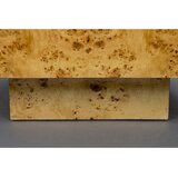 Dutchbone Klubska mizica v orehovem dekorju v naravni barvi 90x90 cm Quinn – | Shoptok.si