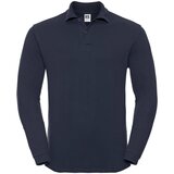 RUSSELL Navy blue long sleeve polo shirt | Shoptok.si