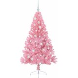  Umjetno predsvijetljeno božićno drvce Ružičasta 150 cm PVC | shoptok.hr