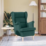 vidaXL Fotelja tamnozelena 74x84x100 cm od tkanine | shoptok.hr