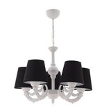 Opviq luster fiona black white Cene
