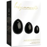 La Gemmes Yoni - komplet kroglic za gekone - črni obsidian (3 kosi) | Shoptok.si