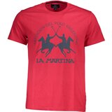 La Martina MEN&#39;S SHORT SLEEVE T-SHIRT RED Cene