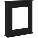  Okvir za kamin crni hrast 75x20x87,5 cm inženjerski drvo | Eponuda.ba