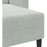SOFA 2-sedežni kavč z ležiščem v obliki črke L svetlo siva 125 cm | Shoptok.si