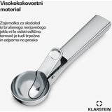 Klarstein FrostFusion zajemalka za sladoled | nerjaveče jeklo | nedrseče | ergonomska | primerna za pomivanje v pomivalnem stroju | Shoptok.si