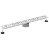  362-stopinjski odtočni pokrov z vodilnim dizajnom srebrna 80 cm, (5000112448) | Shoptok.si