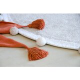 Lorena Canals Okrogla preproga iz bombaža Bubbyl - Light grey - White | Shoptok.si