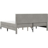  Okvir kreveta s madracem Svijetlo siva 180 x 200 cm Baršun | shoptok.hr