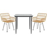  3-dijelni vrtni blagovaonski set od poliratana | shoptok.hr