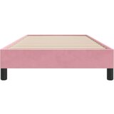  Okvir kreveta bez madraca Ružičasti 90x210 cm Baršun | shoptok.hr