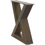  Noge kavne mize 2 kosa Naravno jeklo 30x(30-31,3) cm Jeklo | Shoptok.si