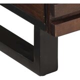 vidaXL Klubska mizica rjava 80x55x40 cm trden mangov les | Shoptok.si