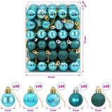  Set božićnih kuglica 150 kom. Zelena 3 cm Polistiren | shoptok.hr