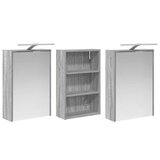  Komplet omaric za kopalnico s polico 3 pcs 126 x 16 x 62,5 cm, (5000245891) | Shoptok.si