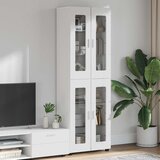  Highboard s policom FLORIN Visoki sjaj bijela 60 x 35 x 182 cm | shoptok.hr