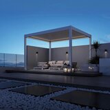 Gardenson Pergola E-superior, Bela, Osvetlitev, 3x4m | Shoptok.si