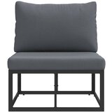 Vanjski namještaj Crna i antracit 70 x 71,5 x 71 cm Metal | shoptok.hr