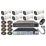  CAM-AHD2MP-KITXM8W gmb kamera 2 mpix set od 8 analogne kamere full color app xmeye | ePonuda.com