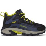 Merrell Cipele za planinarenje za dečake Moab Speed 2 Mid WTRPF, Teget | ePonuda.com