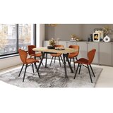 Trpezarijski Sto ARTUR hrast craft/crna | Eponuda.com