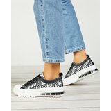 Resti Black patterned women's platform sneakers Neriwas - Footwear | Shoptok.si