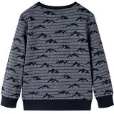  Dječja topla majica modra prošarana 104 | Shoptok.si