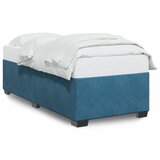 Maison Chic Posteljni okvir - Enojna postelja - Postelja za odrasle moder 90x190 cm žamet-J8841, (21772840) | Shoptok.si